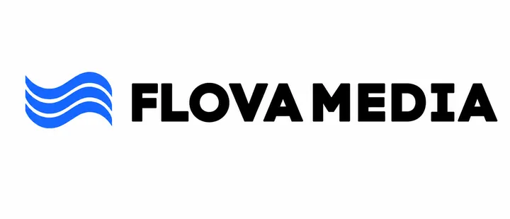 Logotipo Flova Media